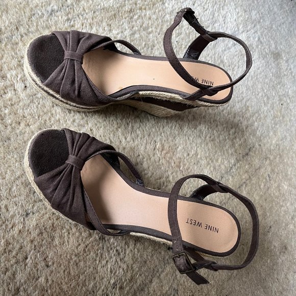 Nine West Espadrille Wedge Heels - Picture 4 of 5